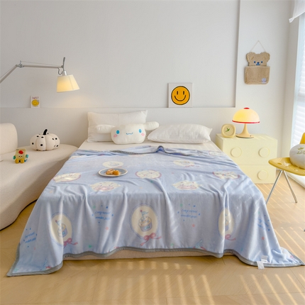 91家纺网 家纺一手货源 找家纺 （总）灰鲸 2025新款A类双面牛奶绒毛毯