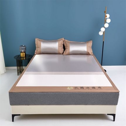 91家纺网 家纺一手货源 找家纺 （总）鑫姿席业 2025新款5A抗菌冰藤席（渐变）床单款系列