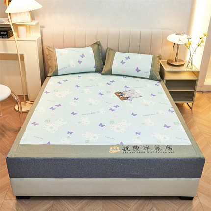 91家纺网 家纺一手货源 找家纺 （总）鑫姿席业 2025新款A类抗菌冰藤席