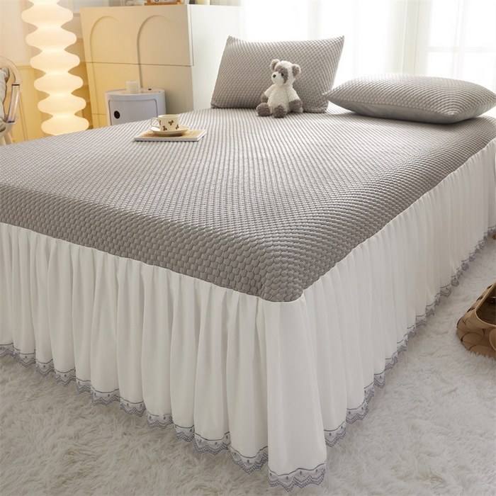 91家纺网 家纺一手货源 找家纺 鑫姿席业 2025新款A类抗菌冰豆豆凉席跑量款 咖色 跑量款