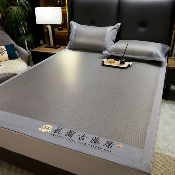 91家纺网 家纺一手货源 找家纺 （总）鑫姿席业 2025新款抗菌古藤席床单款系列