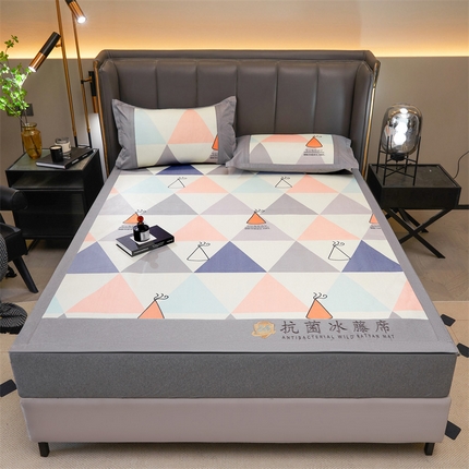 91家纺网 家纺一手货源 找家纺 （总）鑫姿席业 2025新款A类抗菌冰藤席