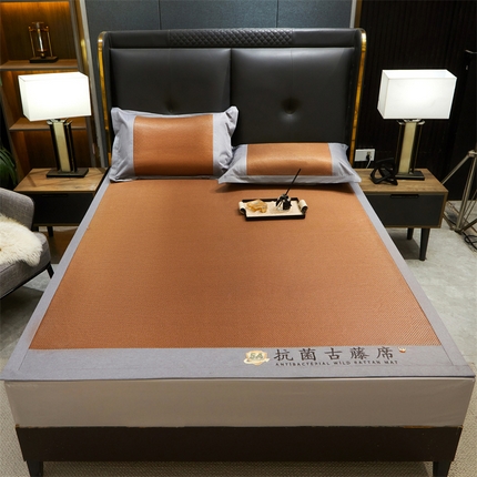91家纺网 家纺一手货源 找家纺 （总）鑫姿席业 2025新款抗菌古藤席床单款系列