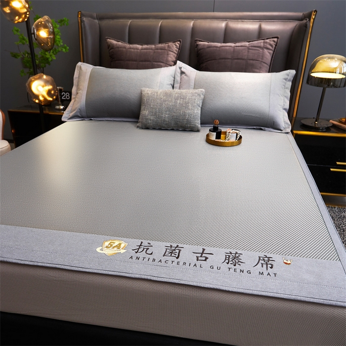 91家纺网 家纺一手货源 找家纺 （总）鑫姿席业 2025新款抗菌古藤席床笠款系列