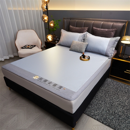 91家纺网 家纺一手货源 找家纺 （总）鑫姿席业 2025新款抗菌古藤席床笠款系列