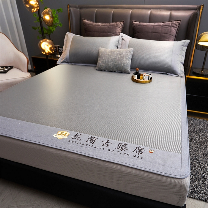 91家纺网 家纺一手货源 找家纺 （总）鑫姿席业 2025新款抗菌古藤席床笠款系列