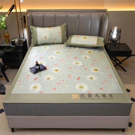 91家纺网 家纺一手货源 找家纺 （总）鑫姿席业 2025新款A类抗菌冰藤席