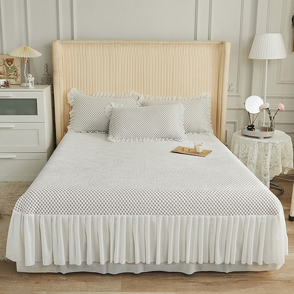 鑫姿席业 2025新款抗菌3D豆豆凉感凉席经典款 驼色