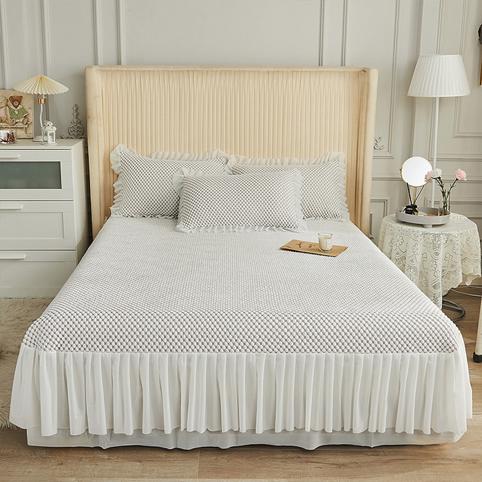 91家纺网 家纺一手货源 找家纺 鑫姿席业 2025新款抗菌3D豆豆凉感凉席经典款 驼色