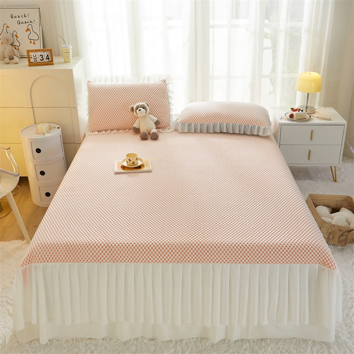 91家纺网 家纺一手货源 找家纺 鑫姿席业 2025新款抗菌3D豆豆凉感凉席经典款 橙色 经典款