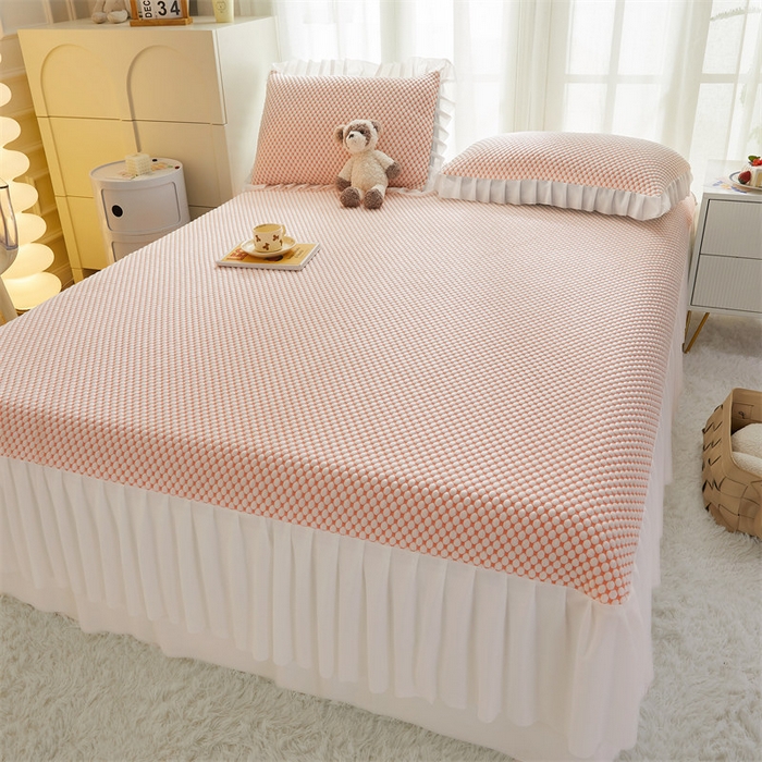 91家纺网 家纺一手货源 找家纺 鑫姿席业 2025新款抗菌3D豆豆凉感凉席经典款 橙色 经典款