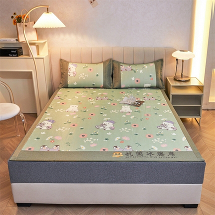 91家纺网 家纺一手货源 找家纺 （总）鑫姿席业 2025新款A类抗菌冰藤席