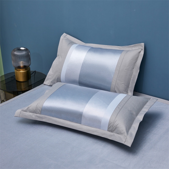 91家纺网 家纺一手货源 找家纺 鑫姿席业 2025新款5A抗菌冰藤席（渐变）床单款系列 雾霾蓝