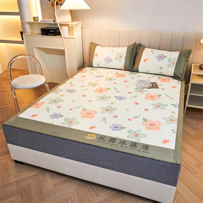 91家纺网 家纺一手货源 找家纺 （总）鑫姿席业 2025新款A类抗菌冰藤席