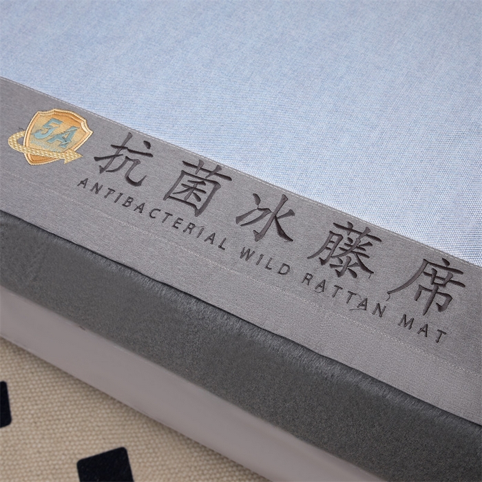 91家纺网 家纺一手货源 找家纺 鑫姿席业 2025新款A类抗菌冰藤席 永远的爱