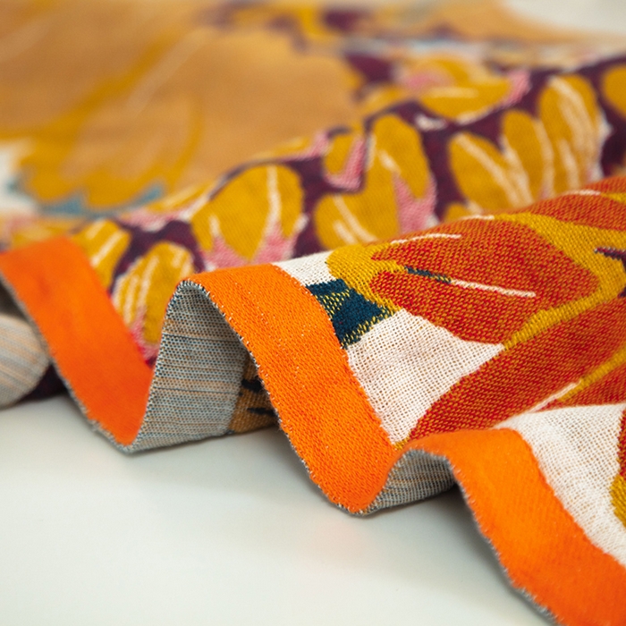 91家纺网 家纺一手货源 找家纺 雯雨家纺 2023新款全棉卡通系列纱布浴巾 郁郁花丛