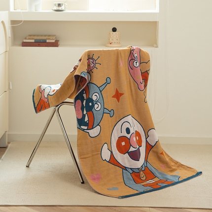 91家纺网 家纺一手货源 找家纺 （总）雯雨家纺 2023新款全棉卡通系列纱布浴巾