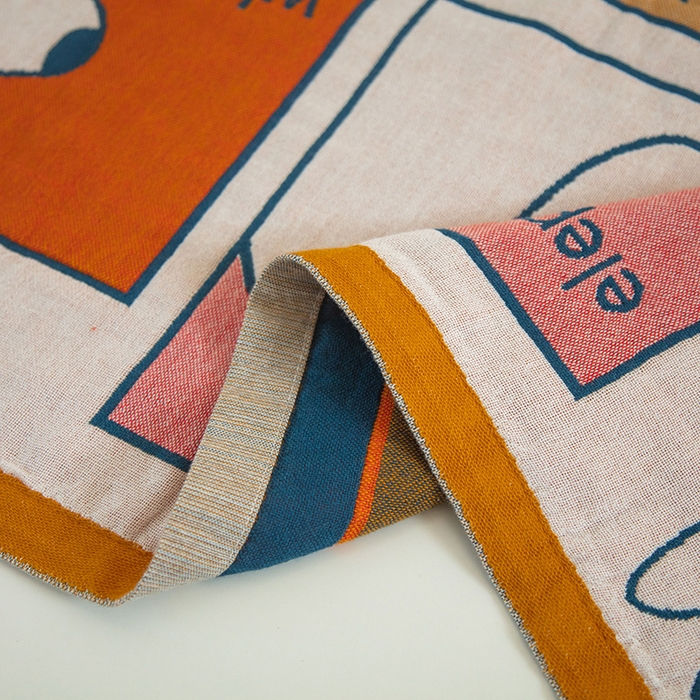 91家纺网 家纺一手货源 找家纺 雯雨家纺 2023新款全棉卡通系列纱布浴巾 动物园