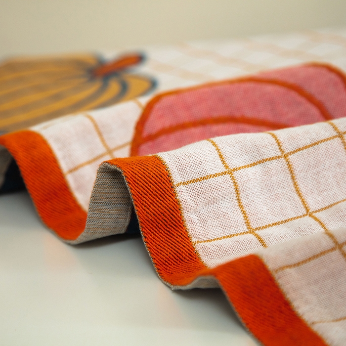 91家纺网 家纺一手货源 找家纺 雯雨家纺 2023新款全棉卡通系列纱布浴巾 南瓜乐园