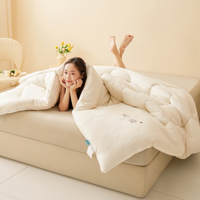 91家纺网 家纺一手货源 找家纺 （总）梦初语 2023新款A类大豆纤维被子空调被夏季单人被芯夏凉被宿舍春秋被可机洗被芯