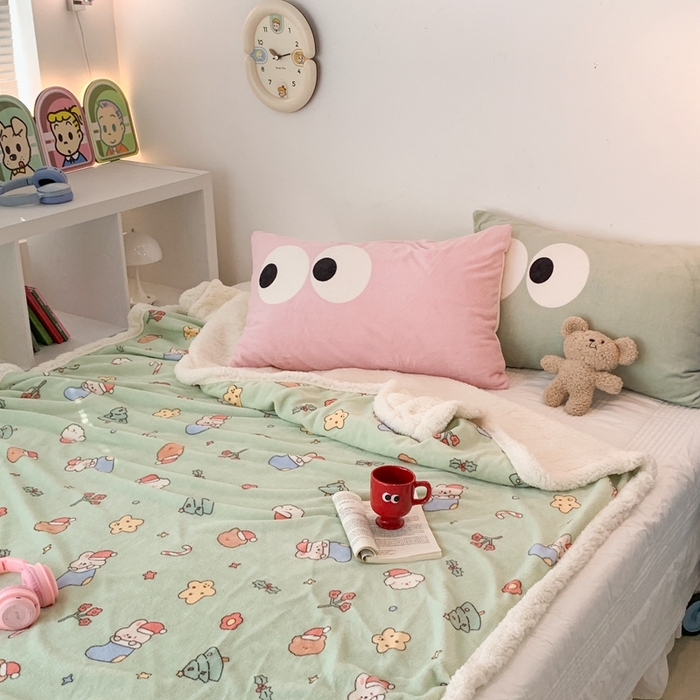 91家纺网 家纺一手货源 找家纺 昔可家纺 2023新款圣诞款毯子 圣诞小礼物