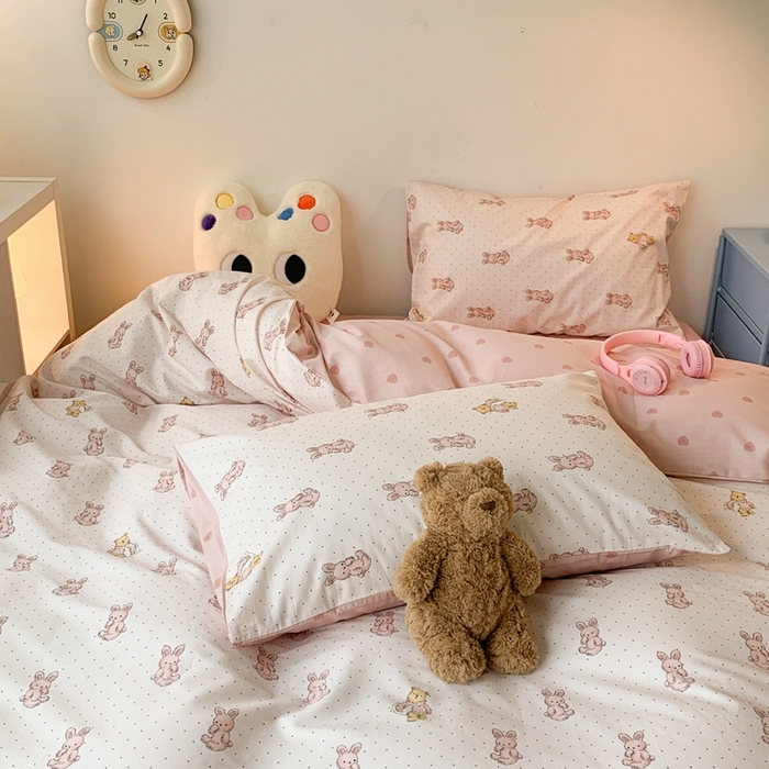 91家纺网 家纺一手货源 找家纺 （总）昔可家纺 2023新款全棉四件套-萌趣卡通