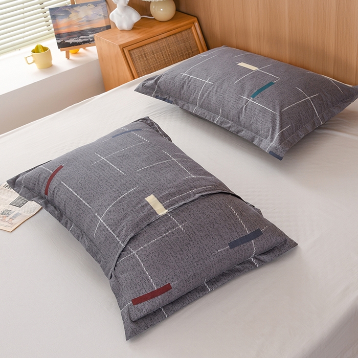 91家纺网 家纺一手货源 找家纺 茗婷家纺 2025外贸跨境电商亚马逊速卖通防口水头油枕套欧美多多TEMU SHEIN 米兰假日-灰