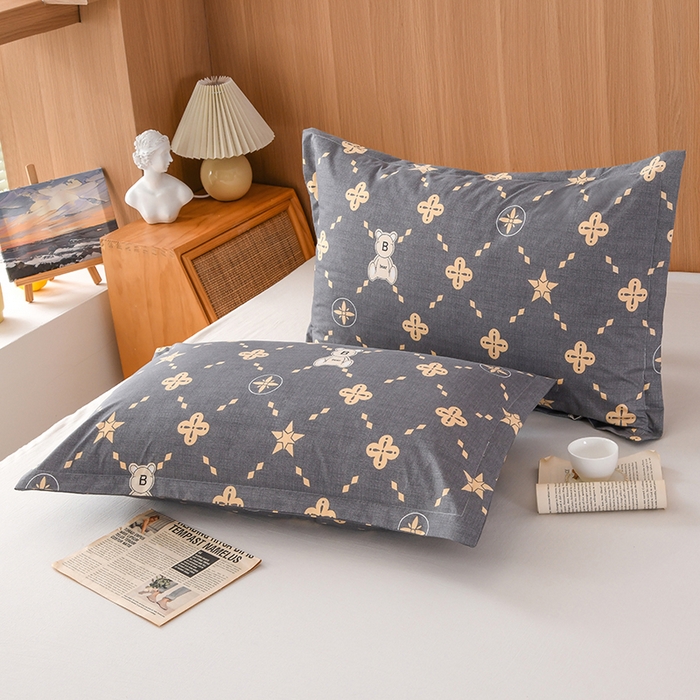 91家纺网 家纺一手货源 找家纺 茗婷家纺 2025外贸跨境电商亚马逊速卖通防口水头油枕套欧美多多TEMU SHEIN 灰小熊