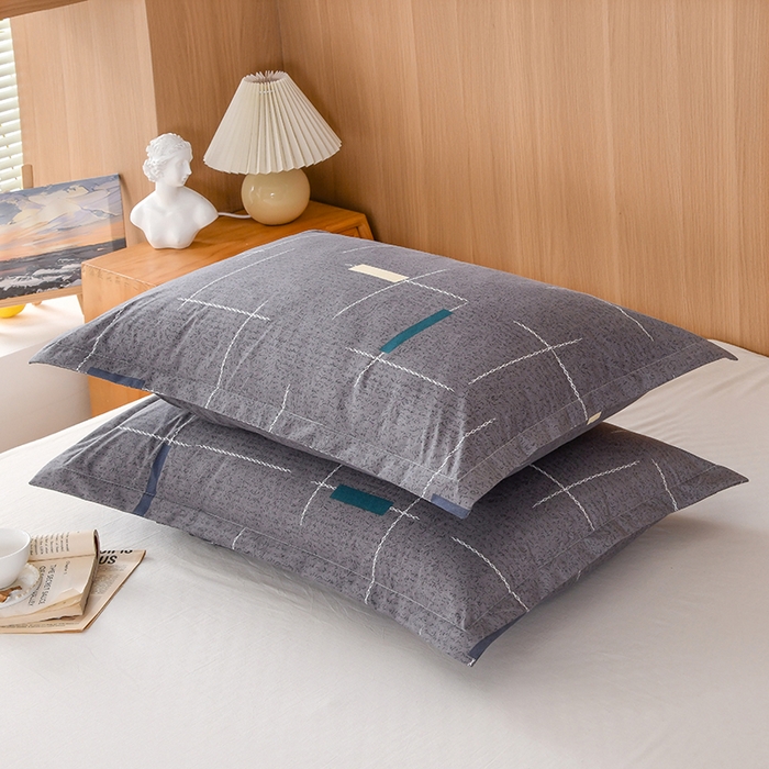 91家纺网 家纺一手货源 找家纺 茗婷家纺 2025外贸跨境电商亚马逊速卖通防口水头油枕套欧美多多TEMU SHEIN 米兰假日-灰