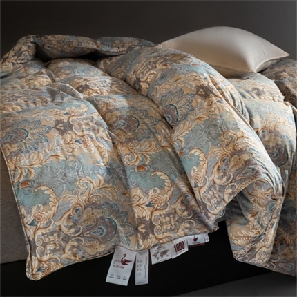 91家纺网 家纺一手货源 找家纺 （总）华盛家纺 2024新款高精密印花春秋被冬被保暖羽绒被