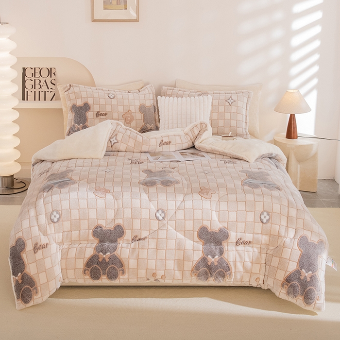 91家纺网 家纺一手货源 找家纺 （总）永耀家纺 2024新款加厚雪花绒被子被芯