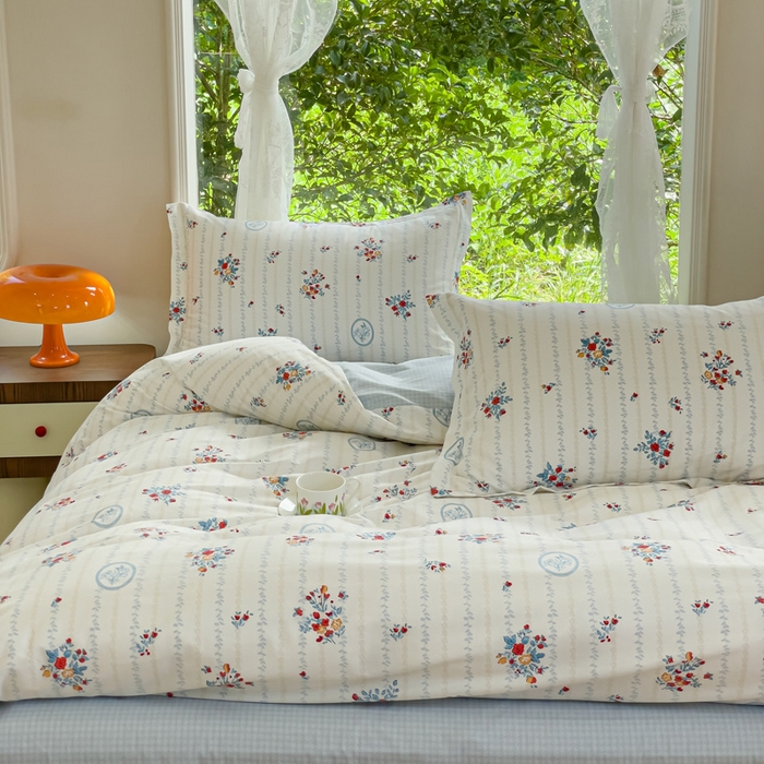 91家纺网 家纺一手货源 找家纺 金鑫汇 2023新款喷气全棉枕套一对  伯爵夫人