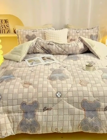 91家纺网 家纺一手货源 找家纺 （总）永耀家纺 2024新款加厚雪花绒被子被芯