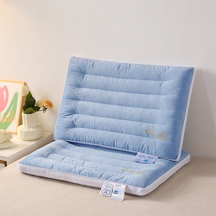 91家纺网 家纺一手货源 找家纺 （总）梦叶草 2023新款云柔绒感舒适枕芯酒店枕头