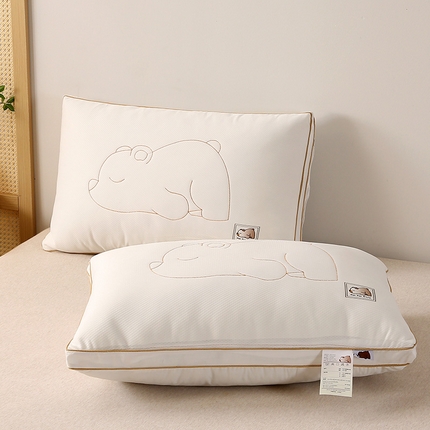 91家纺网 家纺一手货源 找家纺 （总）梦叶草 2023新款超柔针织棉趴趴熊枕头