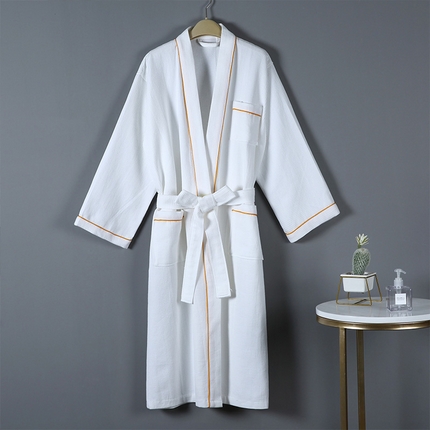 （总）爱贝馨家纺 2023新款星级酒店浴袍系列-华夫格浴袍