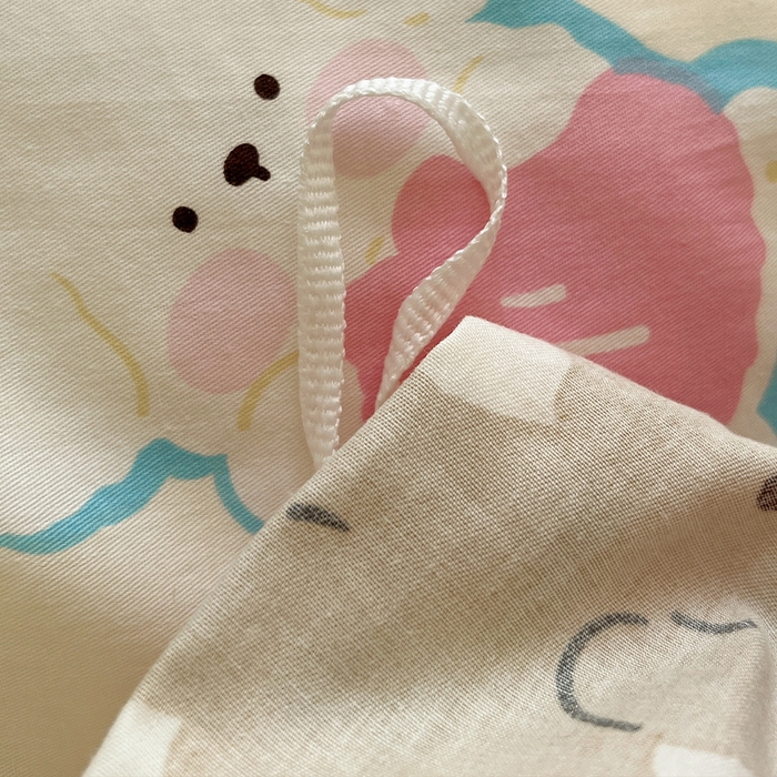 91家纺网 家纺一手货源 找家纺 瑞莱 （持续上新）2024春季13372全棉印花四件套-卡通系列彩虹狗