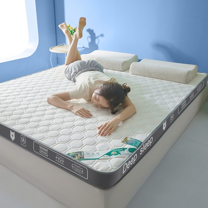 91家纺网 家纺一手货源 找家纺 （总）张先生2025针织牛奶丝透气网硬质棉立体乳胶床垫