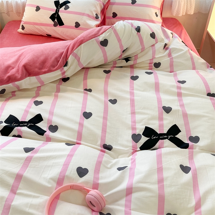 91家纺网 家纺一手货源 找家纺 （总）昔可家纺 2023新款全棉加绒四件套