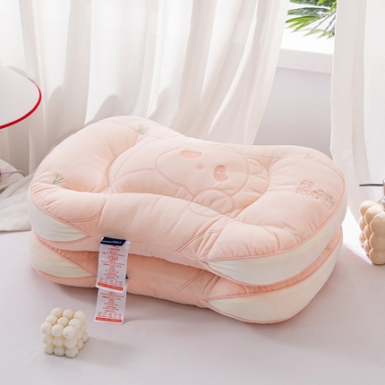 91家纺网 家纺一手货源 找家纺 （总）织布人 2023新款婴幼儿童学生枕芯A类婴肤绒可水洗护颈枕头枕芯