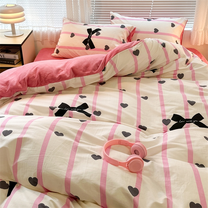 91家纺网 家纺一手货源 找家纺 （总）昔可家纺 2023新款全棉加绒四件套