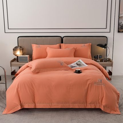 91家纺网 家纺一手货源 找家纺 （总）小时代家纺 2023新款60支全棉磨毛刺绣床盖四件套