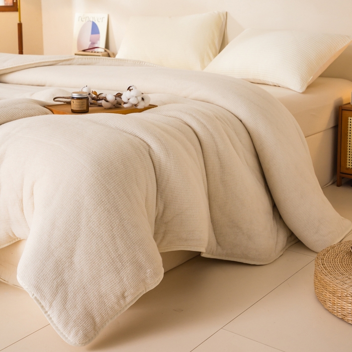 91家纺网 家纺一手货源 找家纺 （总）居易简 2025新款渔纱网新疆棉花被子被芯