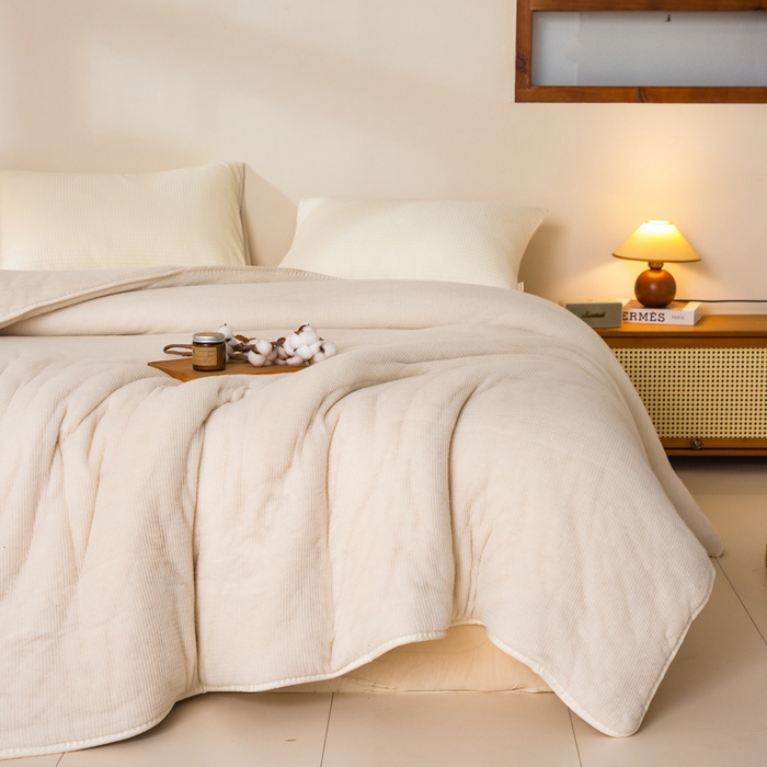 91家纺网 家纺一手货源 找家纺 （总）居易简 2025新款渔纱网新疆棉花被子被芯