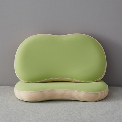 91家纺网 家纺一手货源 找家纺 乐可 2023新款生物基棉豆枕 生物基棉豆枕-绿色【一对装】