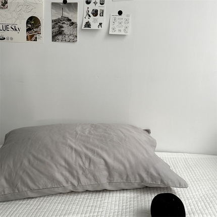 91家纺网 家纺一手货源 找家纺 （总）恋恋三季 2024新款40支全棉北欧简约大理石纹印花枕套