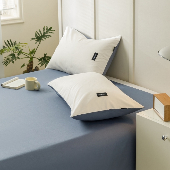 91家纺网 家纺一手货源 找家纺 （总）卡姿家纺 2023新款无印水洗棉系列-枕套