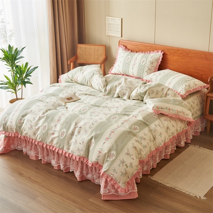 91家纺网 家纺一手货源 找家纺 （总）恒爱 2023新款全棉床盖四件套