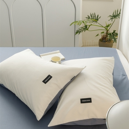 91家纺网 家纺一手货源 找家纺 （总）卡姿家纺 2023新款无印水洗棉系列-枕套