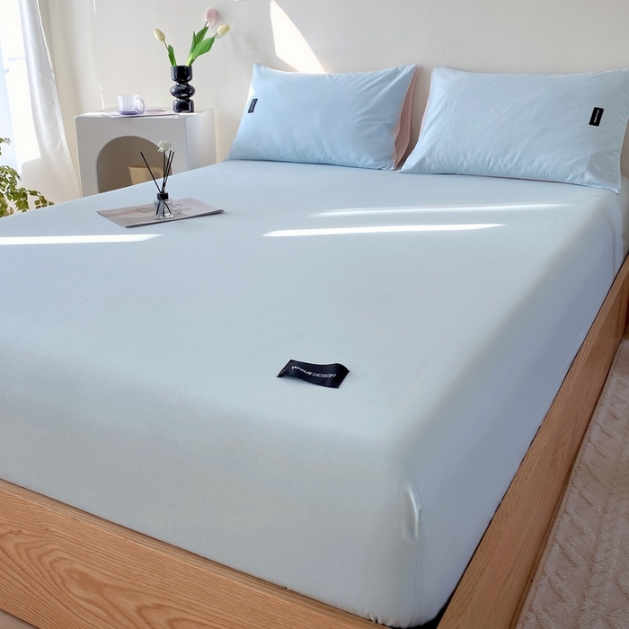 91家纺网 家纺一手货源 找家纺 （总）卡姿家纺 2023新款无印水洗棉系列-单床笠